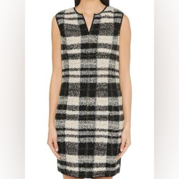 Marc Cain Plaid Shift Dress, Size “N6” (Us14) - Picture 1 of 8